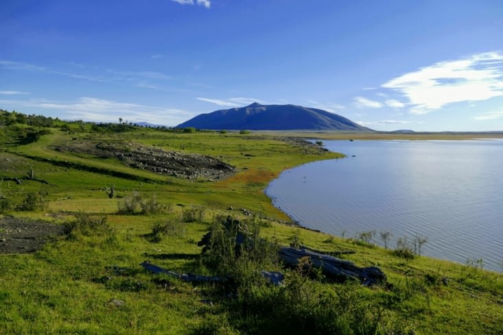 L'entrée du parc national des glaciers