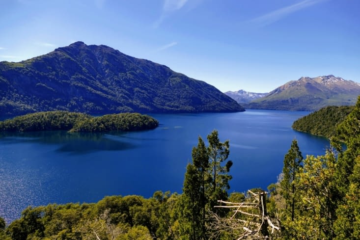 Vue d'ensemble du lago Mascardi