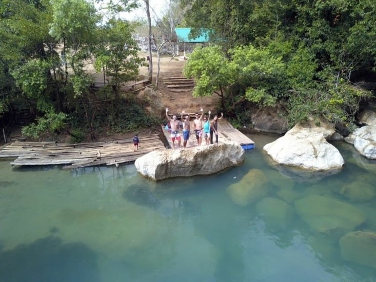 Jamais sans faire un plouf