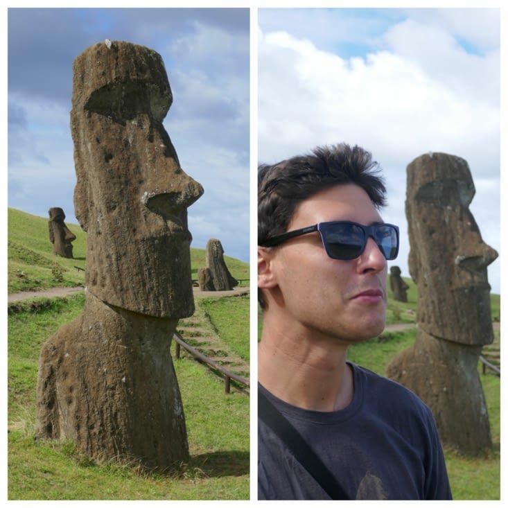 Moai terminé, en cours d'acheminement