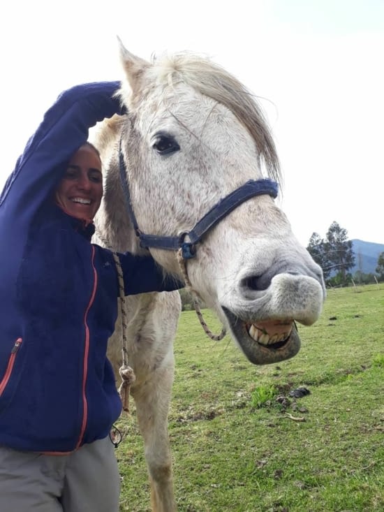 Nevado sourit pour la photo