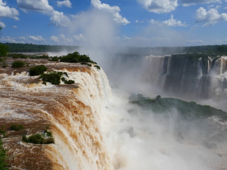 Les chutes Iguazu - coté Brésil