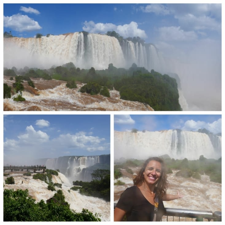Les chutes Iguazu - coté Brésil