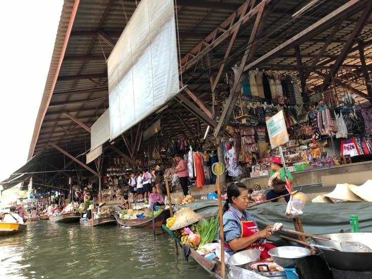 Marché flottant de Ratchaburi