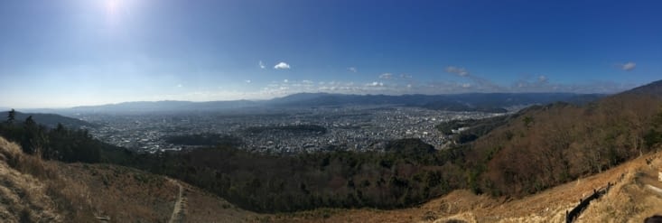 Kyôto vue du haut du mont Daimonjiyama