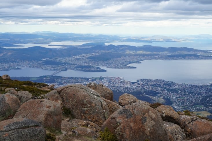 Le Mont WELLINGTON est à 30mn de Hobart !