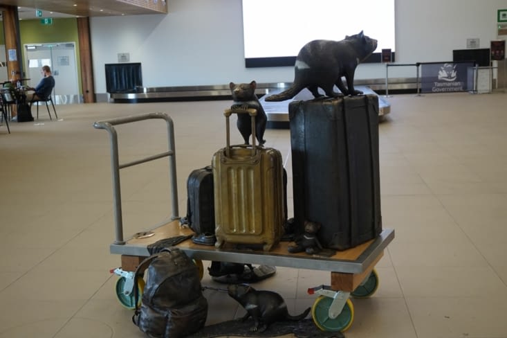 A l'aéroport d'Hobart