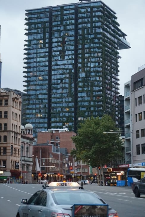 Un immeuble plein de verdure !