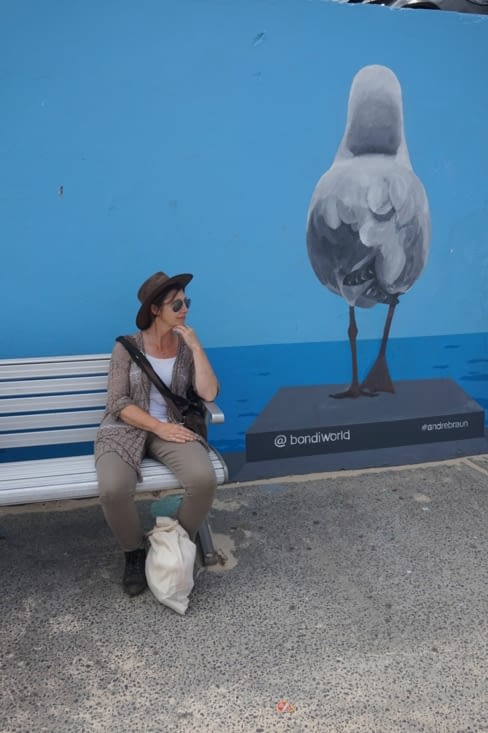 Le Street Art est présent même en bord de plage.