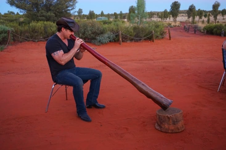 Début du repas aux saveurs de l'Outback !