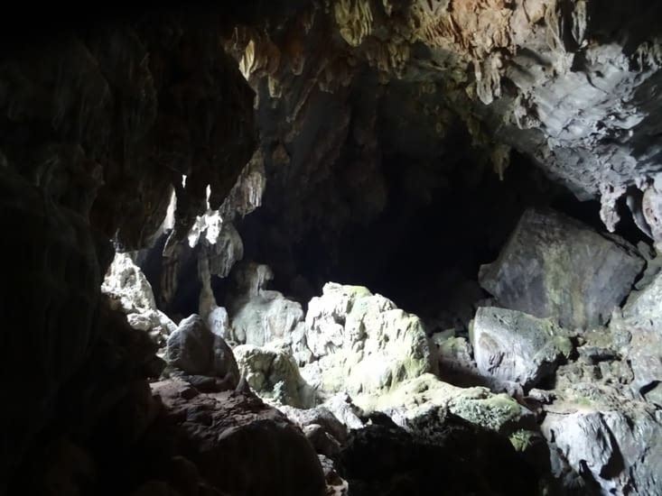 La grotte sans touristes...