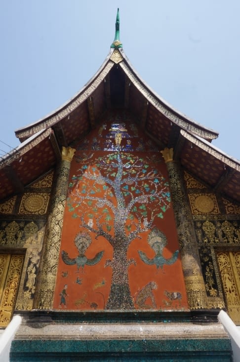 L'arbre Thong en mosaïque, Wat Xieng Thong