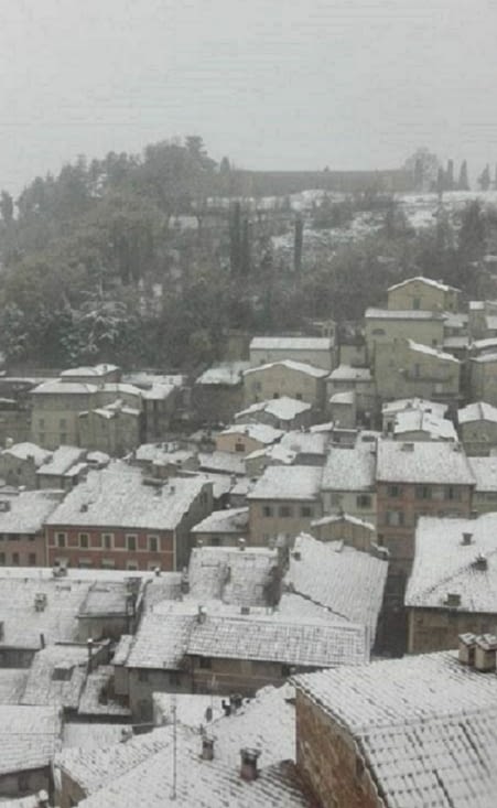 Urbino sous la neige