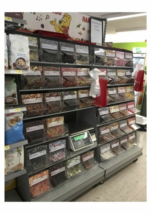 Bonbons à profusion dans les supermarchés