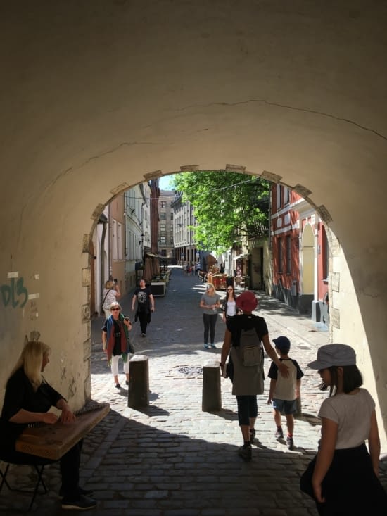 La porte suédoise : dernière porte d'accès au vieux Riga encore existante