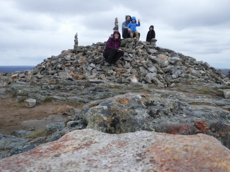 la pause tout en haut