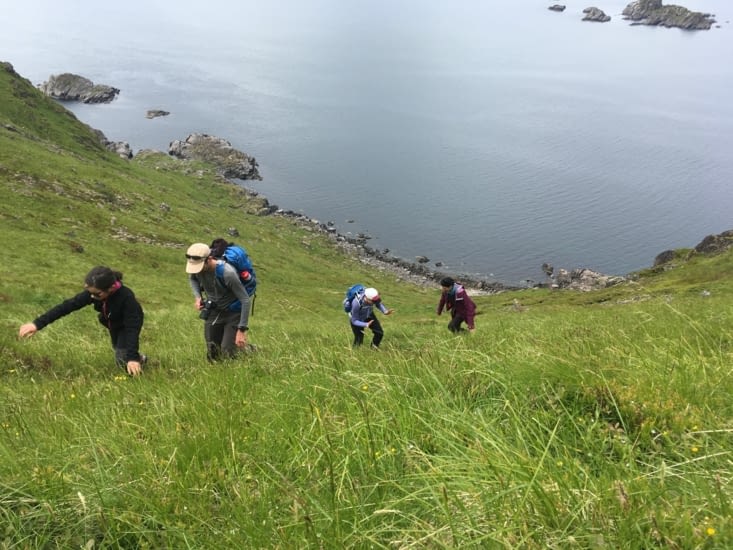 L'ascension de la montagne : à pic