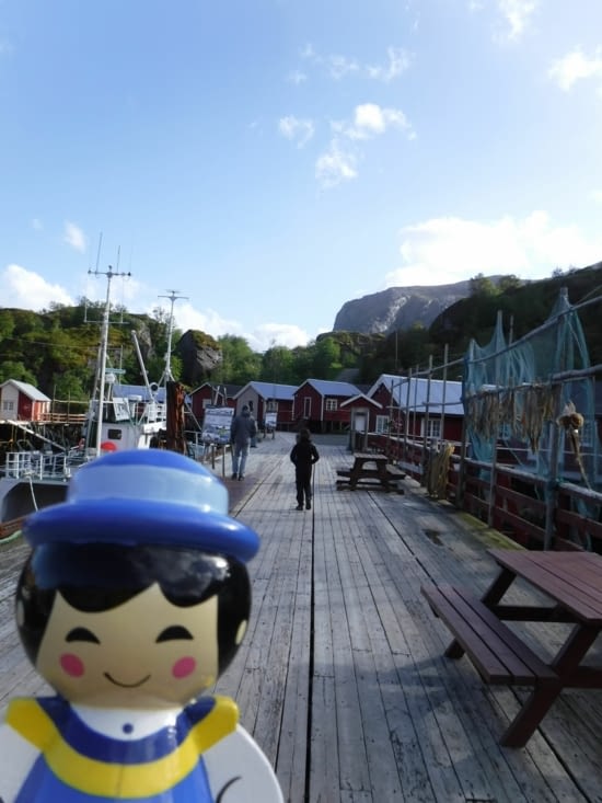 Les pontons et les poissons à sécher