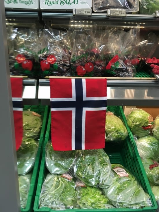Produits norvégiens clairement identifiés dans les rayons