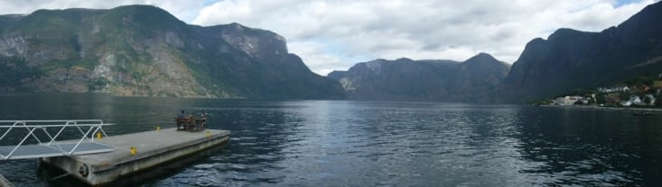 Aurland vue sur le fjord