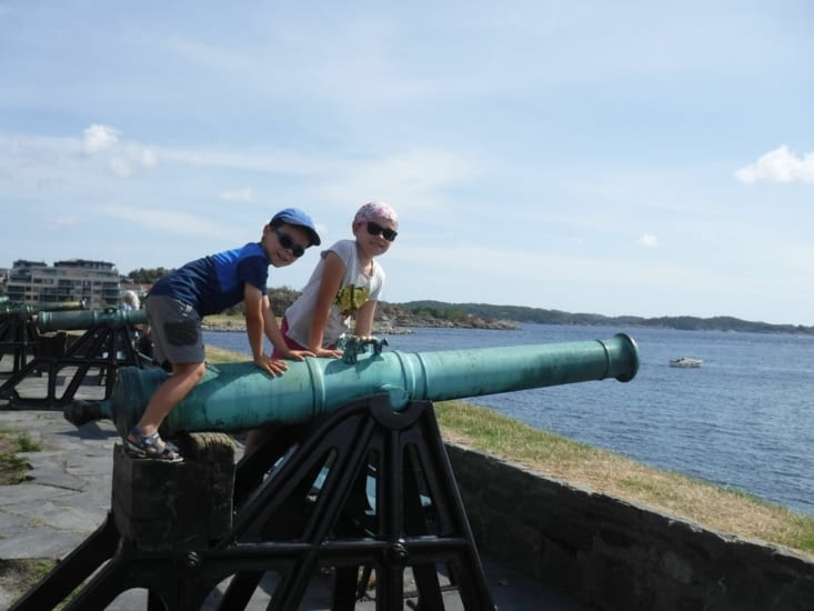 Les canons, un bel endroit à escalader.