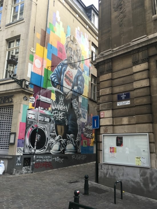 La version détournée de Manaken Pis