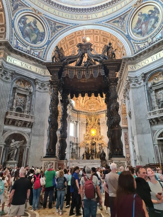 Le baldaquin du Maître autel