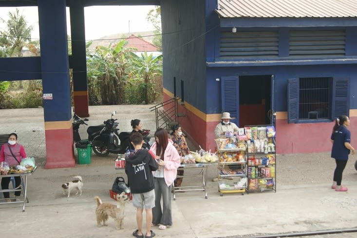 ravitaillement sur le quai
