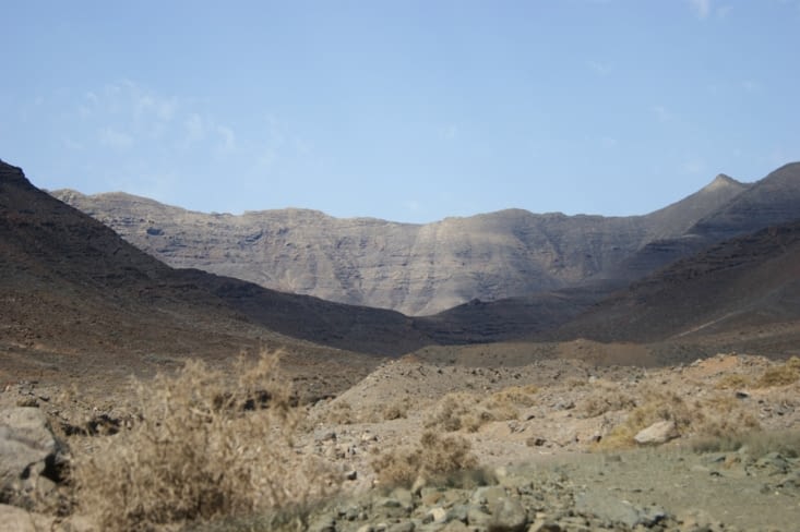 paysage au début de la piste