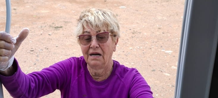 Monique sort de la tempête