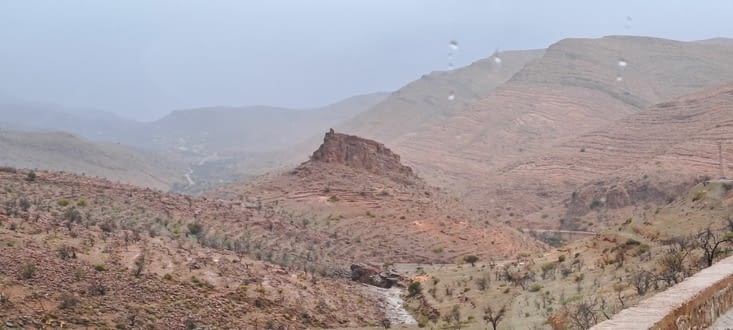 Paysages le long de la route