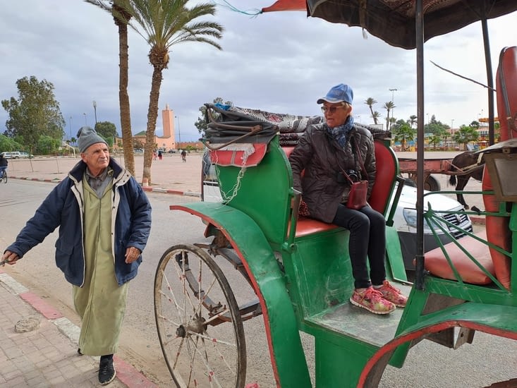 Début du tour de la Medina