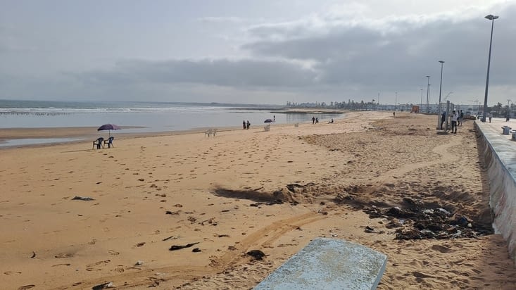 La plage d'El Jadida