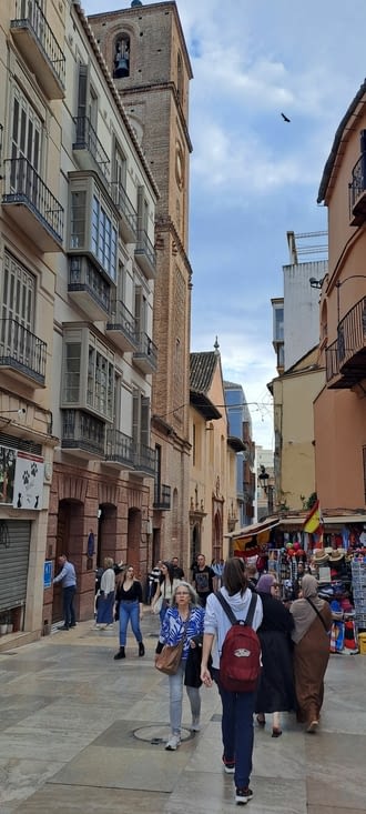 Rue piétonne de Malaga