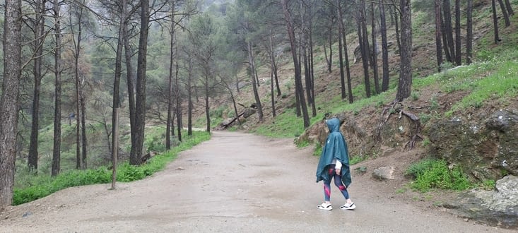 Nous avons 1,5km à faire avant le vrai départ