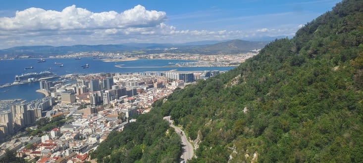 Vue depuis le téléphérique