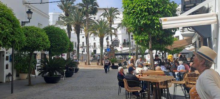 Place centrale très animée