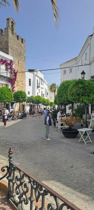 Ruelle animée du centre-ville