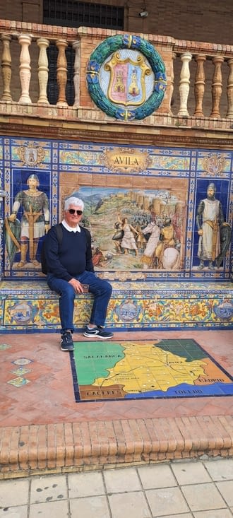 Banc à l'effigie d'Avila