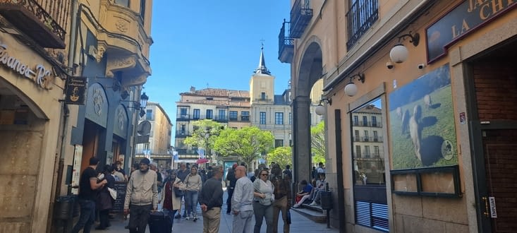 Beaucoup de monde dans les rues