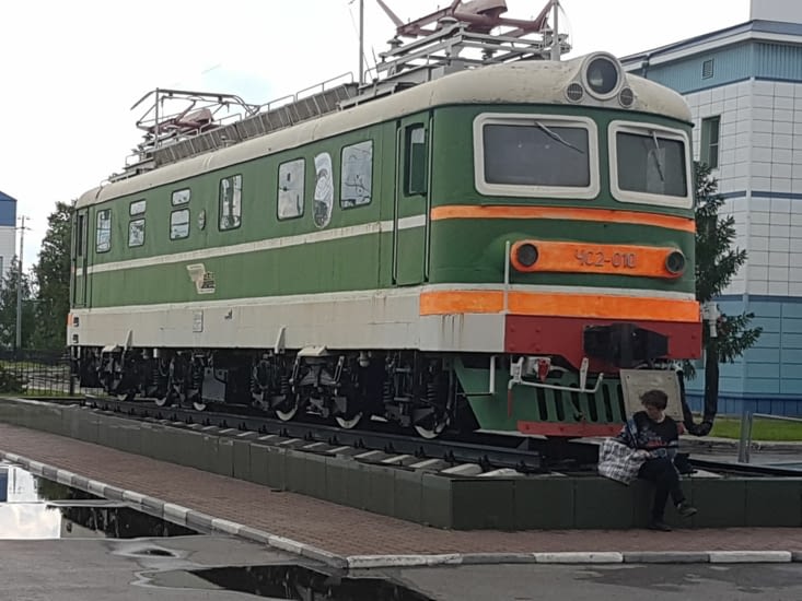 Ancienne locomotive du Transiberien