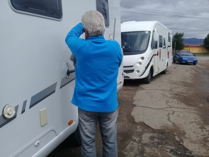 Remplissage de l'eau