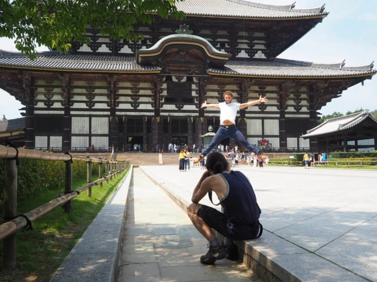 With Takuma in Nara