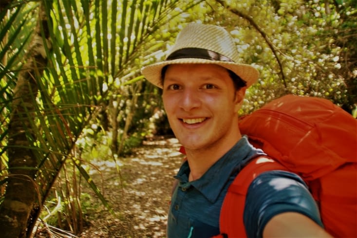 Walking the beautiful coastal forest