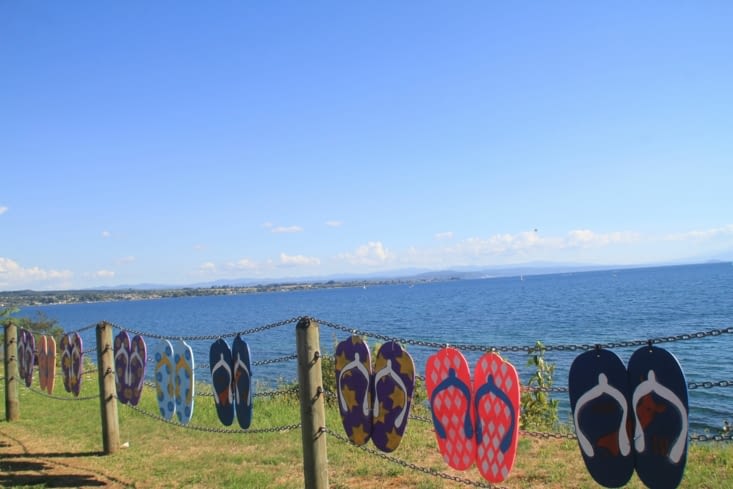 First day on the lake Taupo