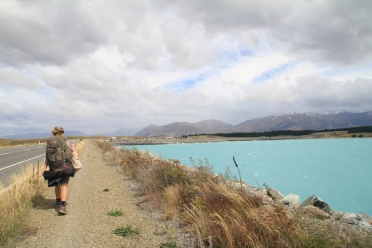 Traveling with Frog, our way to Mount Cook