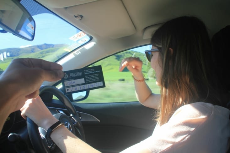 "You're speeding M'dam"