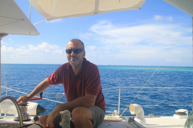 Philippe, my wonderful host on Raiatea
