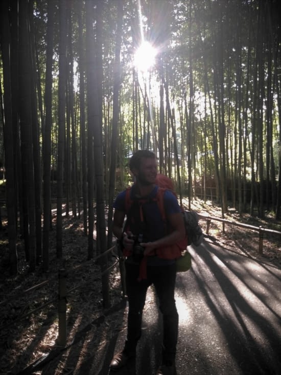 The bamboo grove of Arashiyama