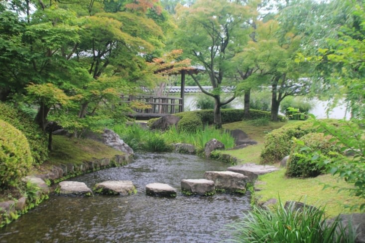 Japanese typical gardens